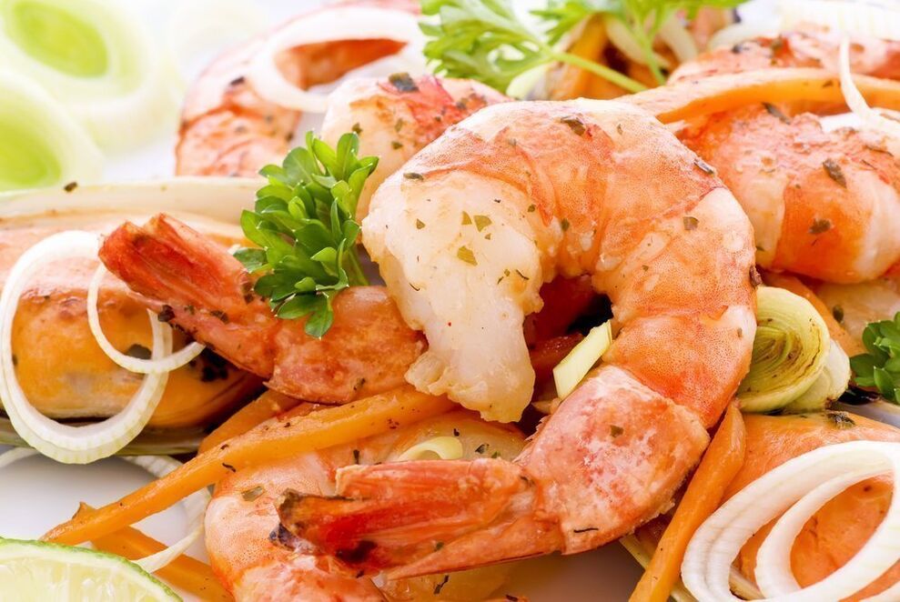 Potency for shrimp and vegetables