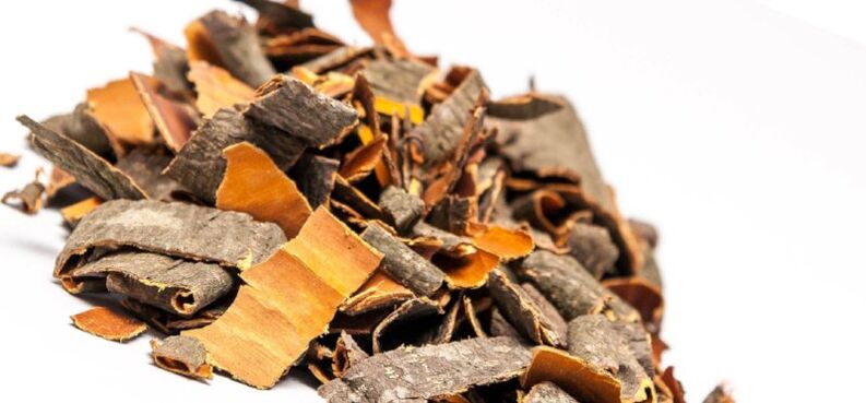 Aspen bark for making soups and infusions that increase male potency