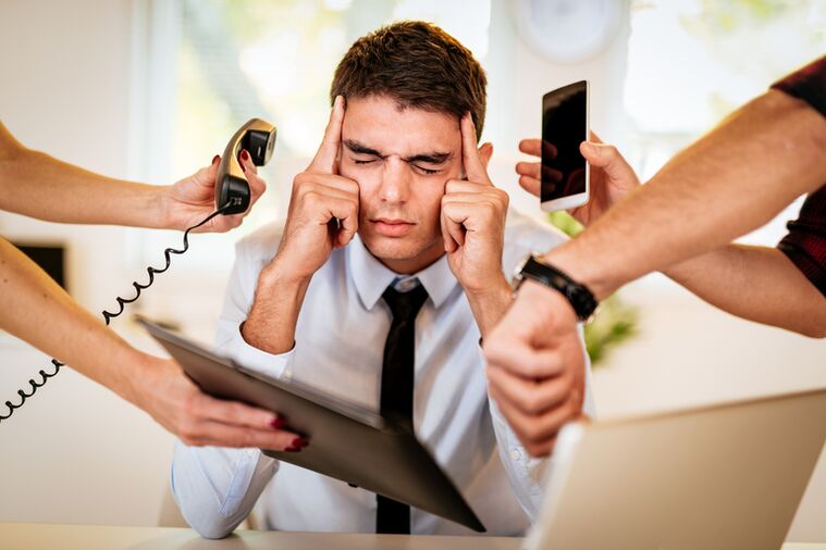 Constant stress leads to deterioration in men