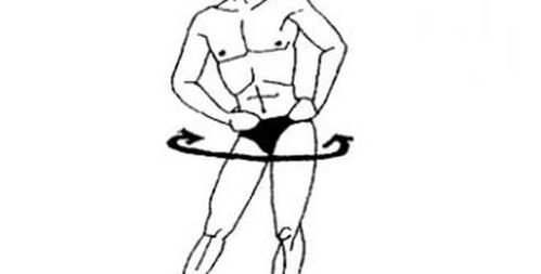 Hip rotation is a simple but effective exercise for potency men