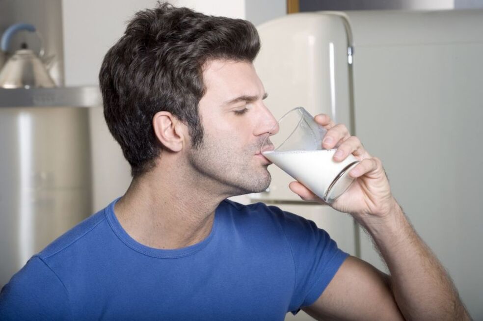 Someone who drinks milk