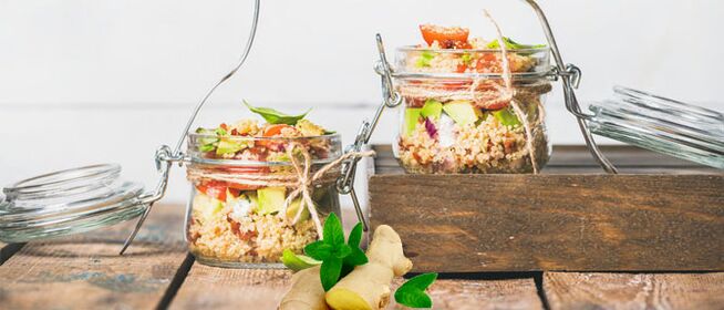 Woman salad